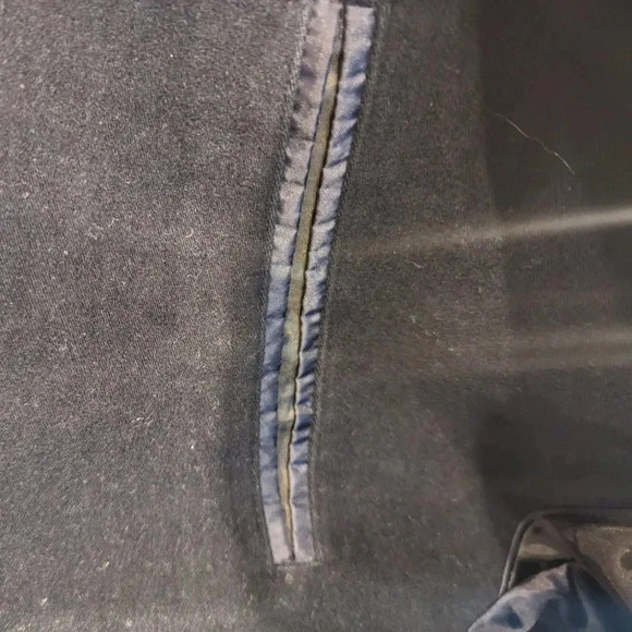 GAP  Cotton Velvet Style Navy Blue Double Button Blazer Sport Coat Mens XL - Picture 7 of 12